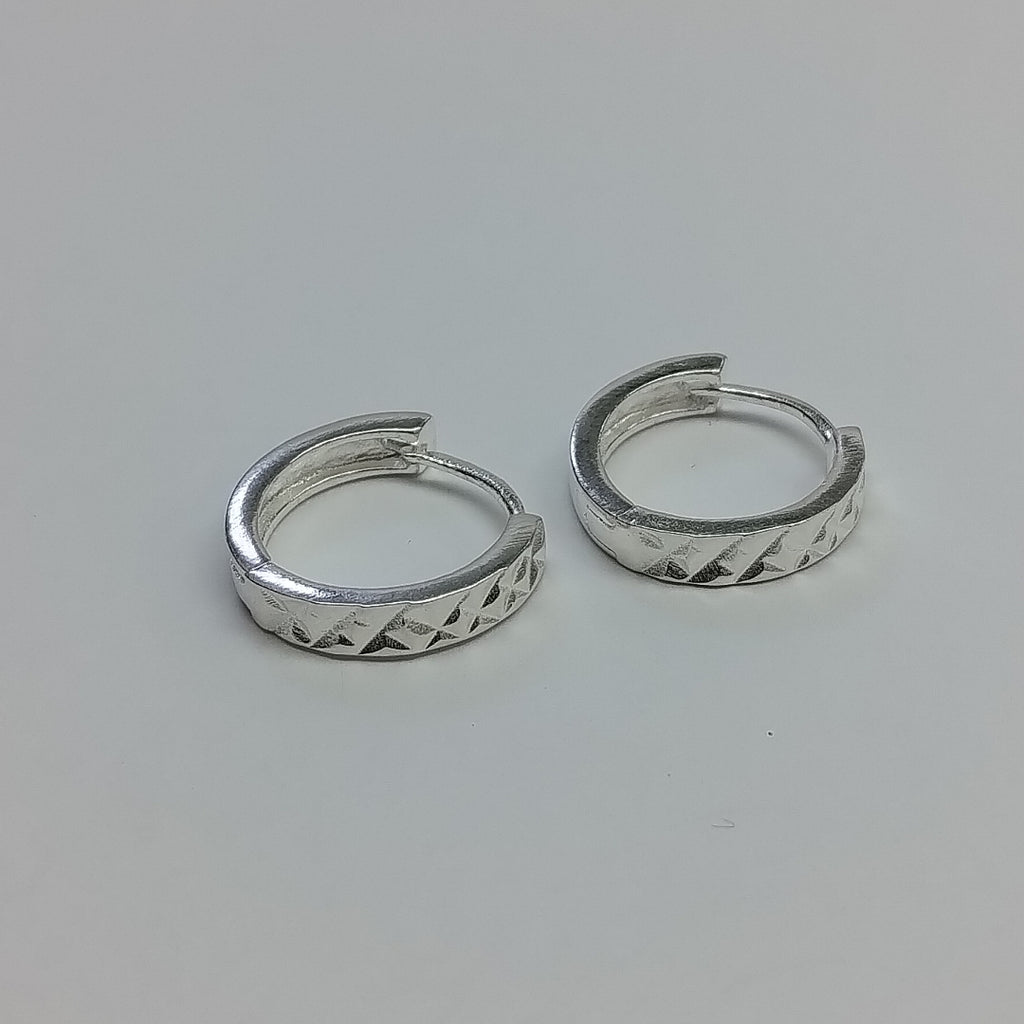 ARRACADAS LABRADAS PLATA .925 3.2 GR (NUEVO)