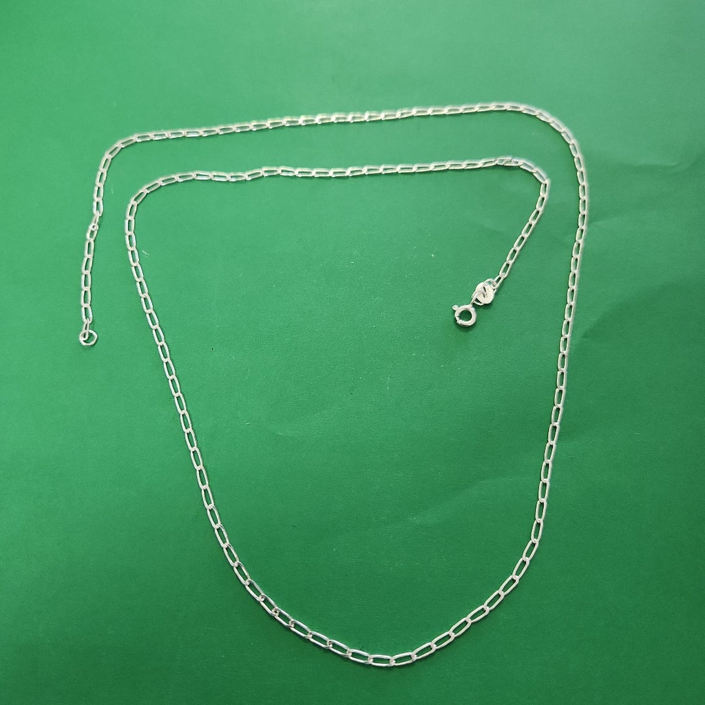 CADENA TEJIDO ESLABONES PLATA .925 60 CM 3 GR (NUEVO)