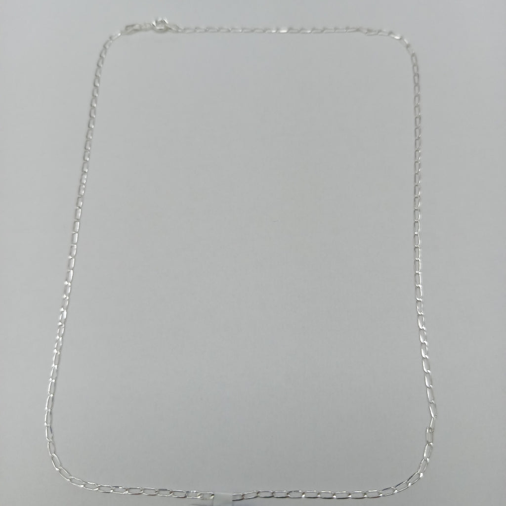 CADENA TEJIDO ESLABONES PLATA .925 50 CM 2.6 GR (NUEVO)