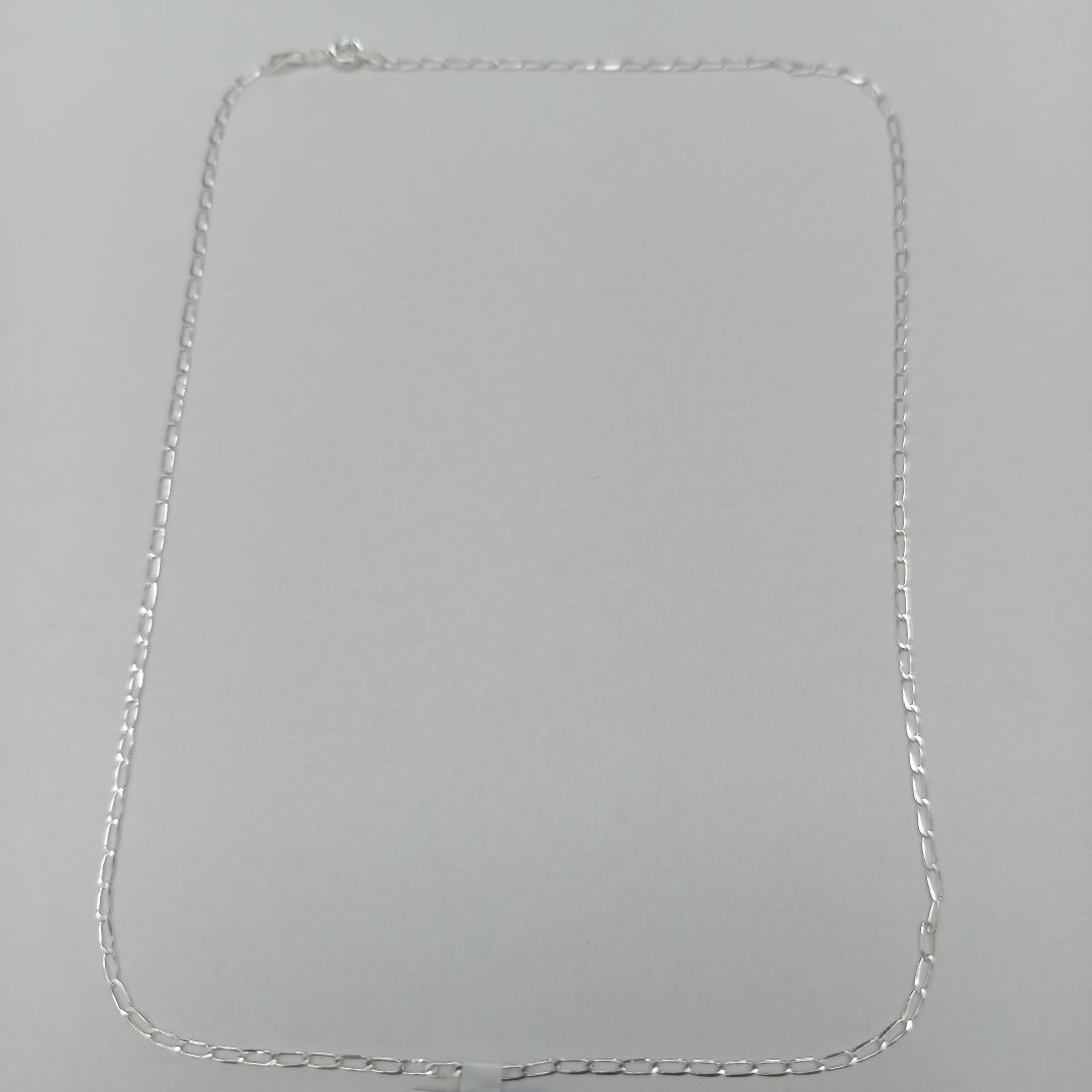 CADENA TEJIDO ESLABONES PLATA .925 50 CM 2.6 GR (NUEVO)