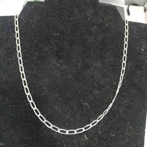 CADENA TEJIDO ESLABONES PLATA .925 55 CM 10.3 GR (NUEVO)