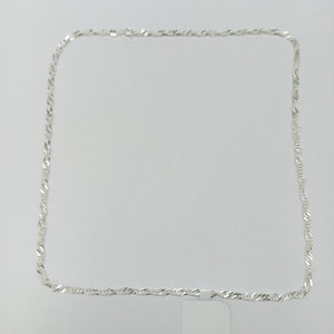 CADENA TEJIDO MEDIO TORZAL PLATA .925 55 CM 6.1 GR (NUEVO)