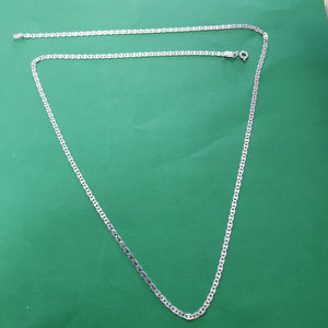 CADENA TEJIDO ESPEJO PLATA .925 60 CM 4.3 GR (NUEVO)