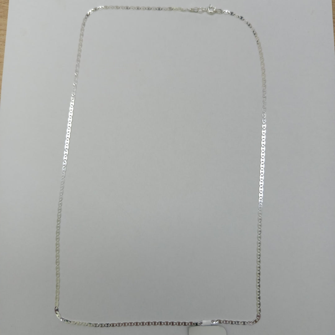 CADENA TEJIDO ESPEJO PLATA .925 60 CM 4.2 GR (NUEVO)