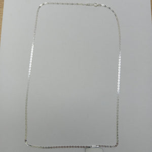 CADENA TEJIDO ESPEJO PLATA .925 60 CM 4.2 GR (NUEVO)