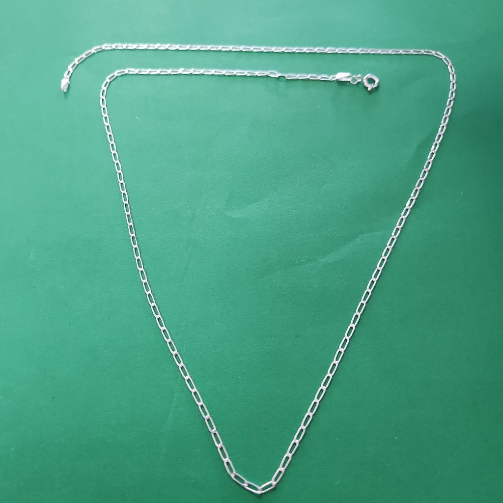CADENA TEJIDO ESLABONES PLATA .925 60 CM 3.1 GR (NUEVO)