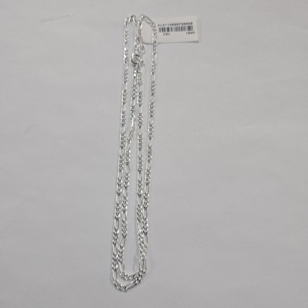 CADENA TEJIDO 3X1 PLATA .925 55 CM 4.2 GR (NUEVO)