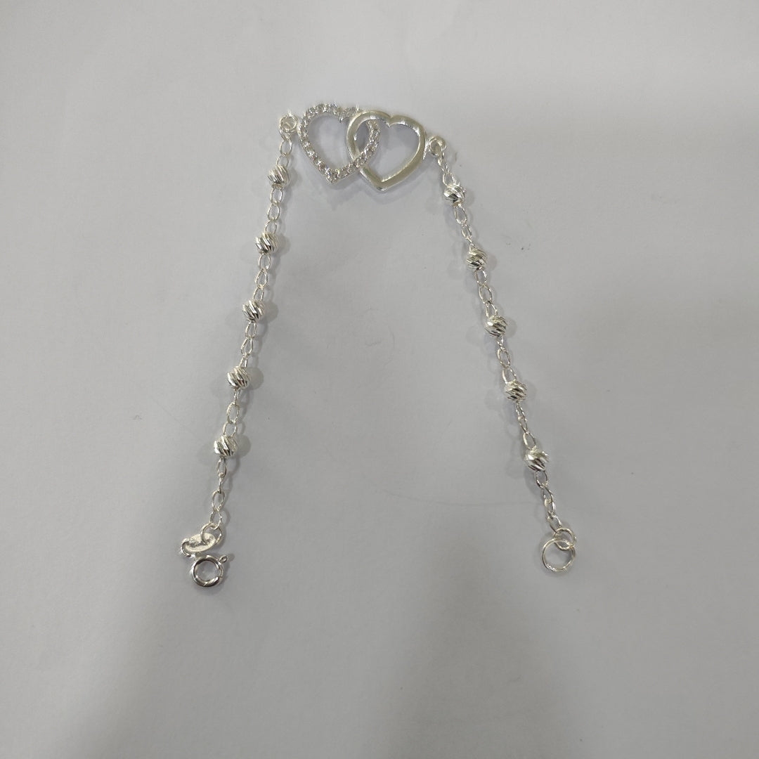 PULSERA TEJIDO TEJIDO ESPECIAL PLATA .925 18 CM 4.1 GR (NUEVO)