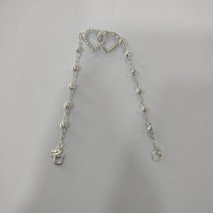 PULSERA TEJIDO TEJIDO ESPECIAL PLATA .925 18 CM 4.1 GR (NUEVO)