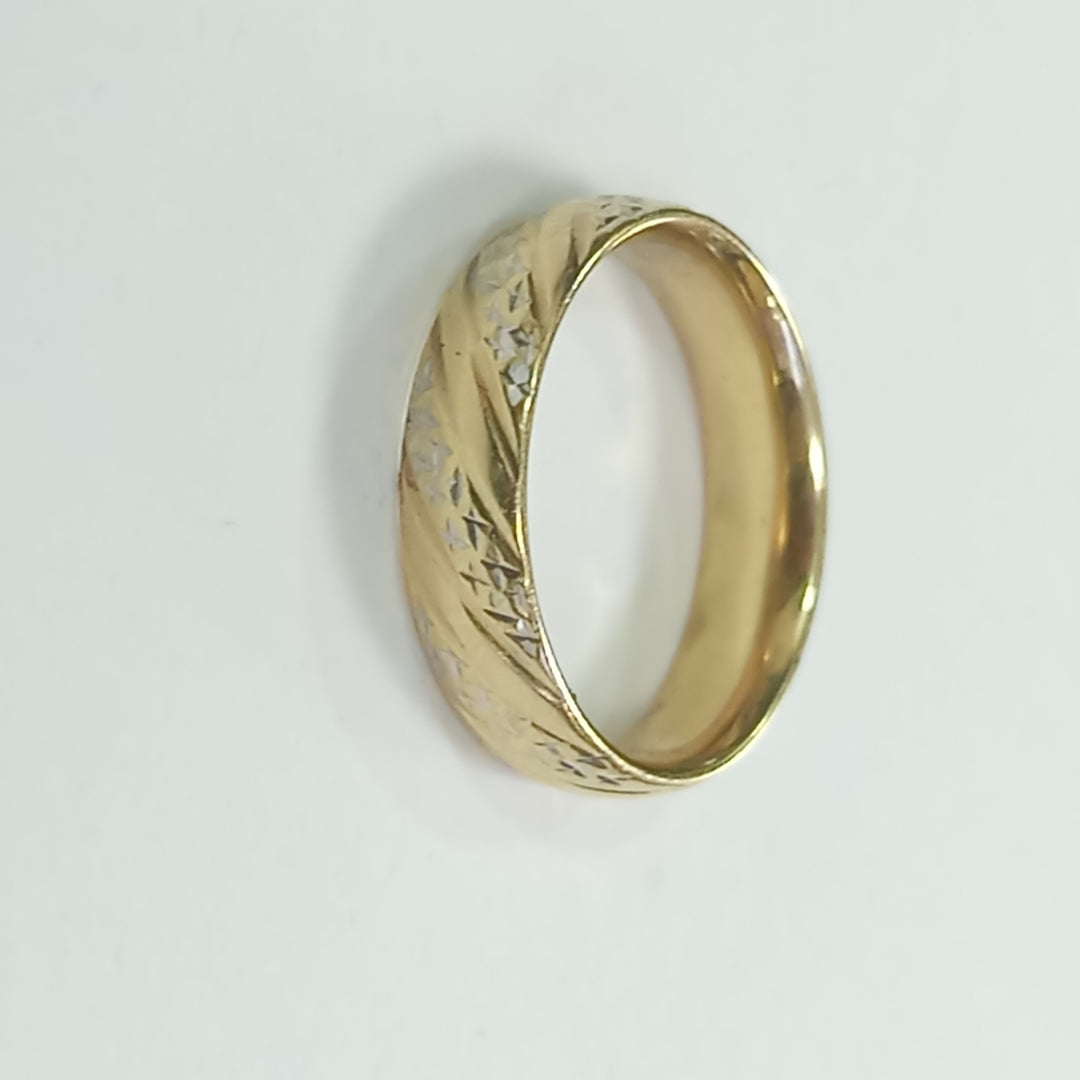 ARGOLLA ORO COMBINADO 10 K 2,30 GRMS (SEMINUEVO)
