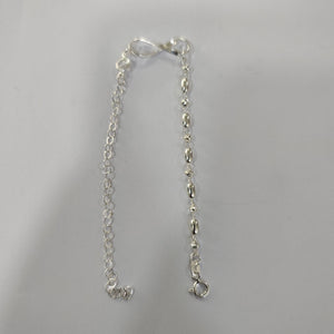 PULSERA TEJIDO ESPECIAL PLATA .925 18 CM 2.6 GR (NUEVO)