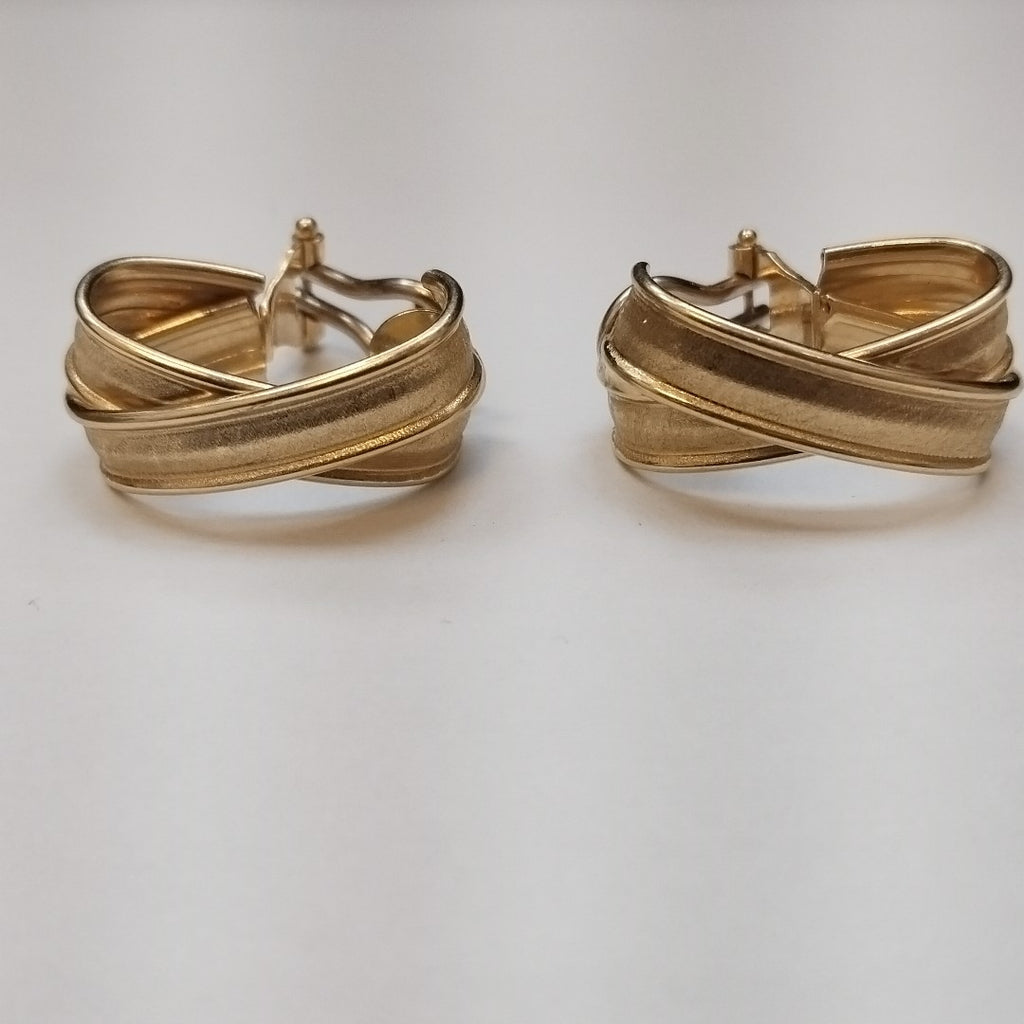ARETES PAR ORO 14 K 6,50 GRMS (SEMINUEVO)