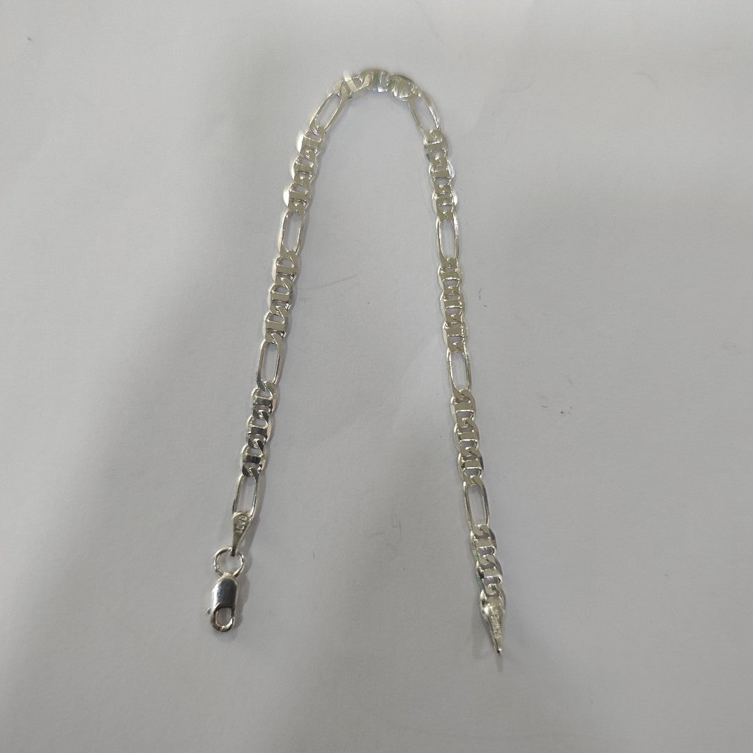 PULSERA TEJIDO 3X1 PLATA .925 16 CM 2.8 GR (NUEVO)