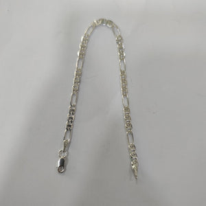 PULSERA TEJIDO 3X1 PLATA .925 16 CM 2.8 GR (NUEVO)