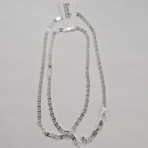 CADENA TEJIDO GUCHI PLATA .925 60 CM 9.3 GR (NUEVO)