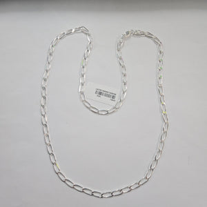 CADENA TEJIDO ESLABONES PLATA .925 55 CM 10.5 GR (NUEVO)
