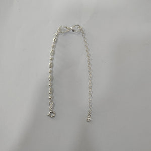 PULSERA TEJIDO INFINITO PLATA .925 18 CM 2.4 GR (NUEVO)