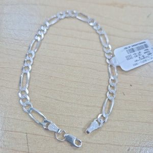 PULSERA TEJIDO 3X1 PLATA .925 18 CM 5.6 GR (NUEVO)
