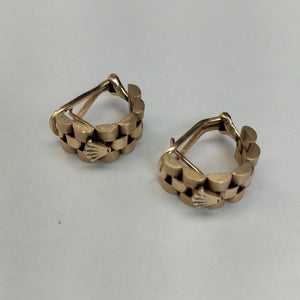 ARRACADAS PAR ORO 14 K 13 GRMS (SEMINUEVO)