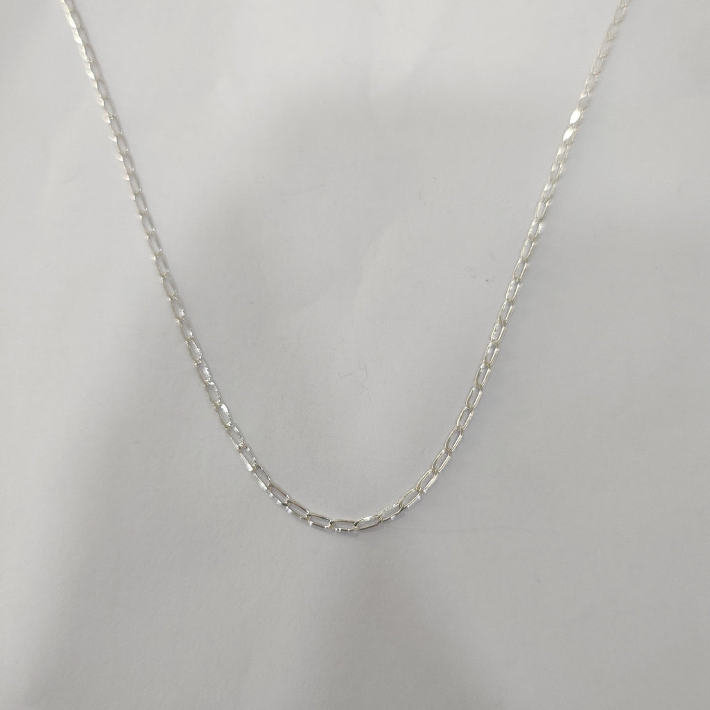 CADENA TEJIDO ESLABONES PLATA .925 50 CM 2.6 GR (NUEVO)