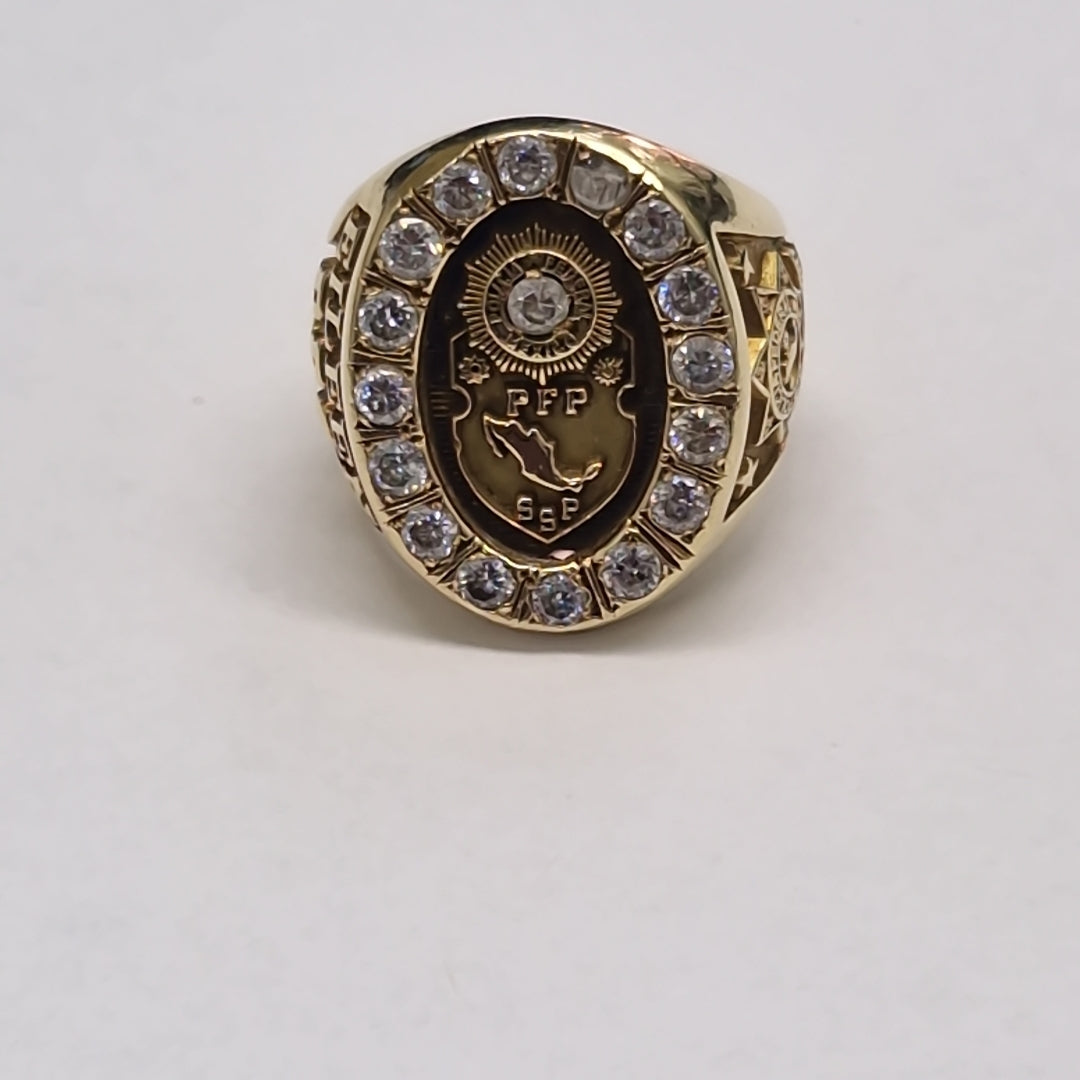 ANILLO DE GRADUACIÓN ORO 14 K 31.6 GRMS (SEMINUEVO)