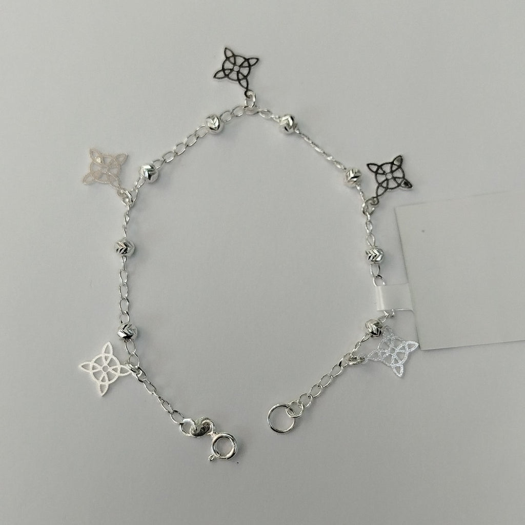 PULSERA TEJIDO ESPECIAL PLATA .925 18 CM 3.2 GR (NUEVO)