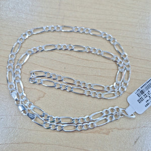 CADENA TEJIDO 3X1 PLATA .925 60 CM 17.7 GR (NUEVO)