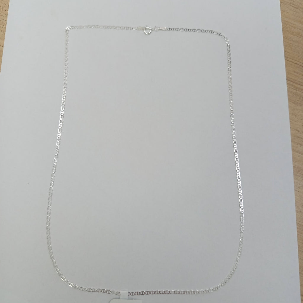 CADENA TEJIDO GUCHI PLATA .925 60 CM 3.7 GR (NUEVO)