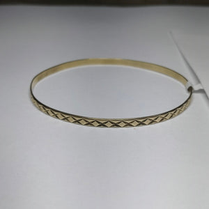 PULSERA RIGIDA ORO 14 K 5.7 GRMS (SEMINUEVO)