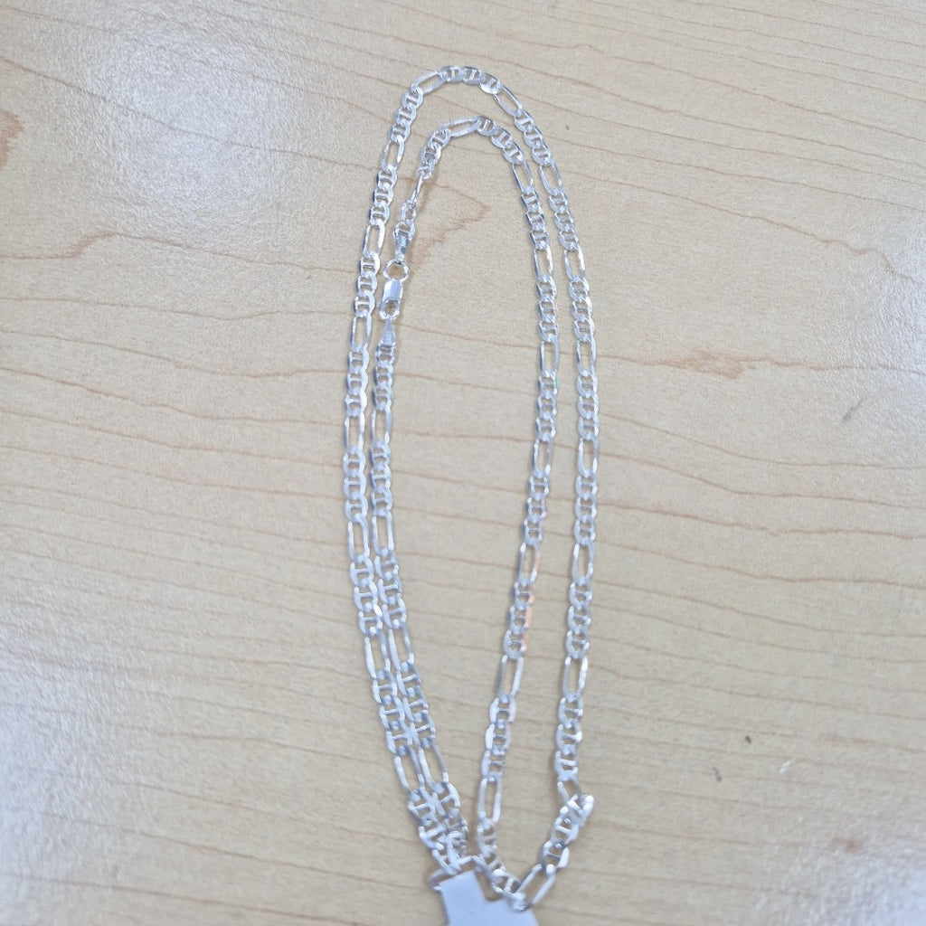 CADENA TEJIDO MARINERO PLATA .925 55 CM 7.4 GR (NUEVO)