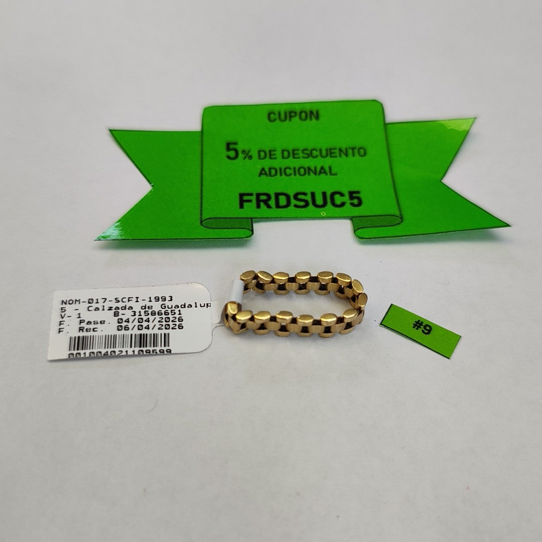 ANILLO ORO 14 K 2.9 GRMS (SEMINUEVO)