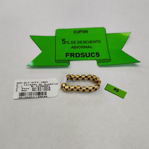 ANILLO ORO 14 K 2.9 GRMS (SEMINUEVO)