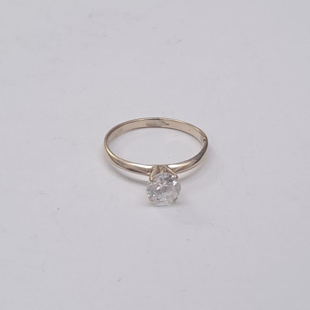 SOLITARIO ORO 14 K 1.7 GRMS (SEMINUEVO)