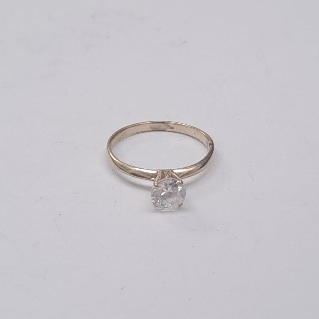 SOLITARIO ORO 14 K 1.7 GRMS (SEMINUEVO)