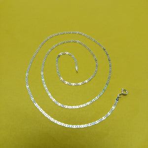CADENA TEJIDO ESPEJO PLATA .925 60 CM 4.2 GR (NUEVO)