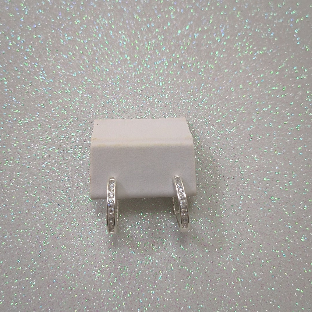 ARRACADAS C/CIRCONIAS PLATA .925 2.1 GR (NUEVO)
