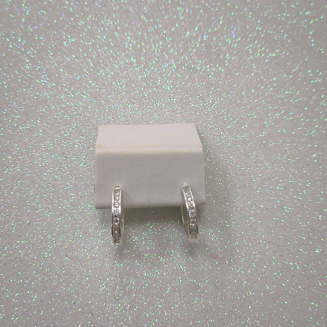 ARRACADAS C/CIRCONIAS PLATA .925 2.1 GR (NUEVO)
