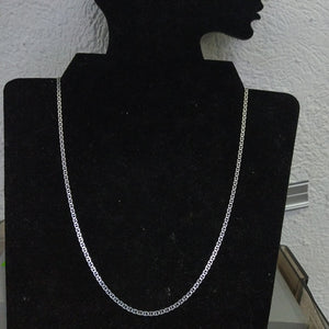CADENA TEJIDO GUCHI PLATA .925 55 CM 3.6 GR (NUEVO)