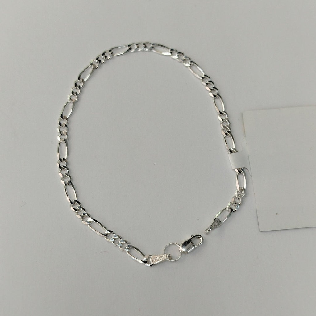 PULSERA TEJIDO 3X1 PLATA .925 18 CM 2.9 GR (NUEVO)