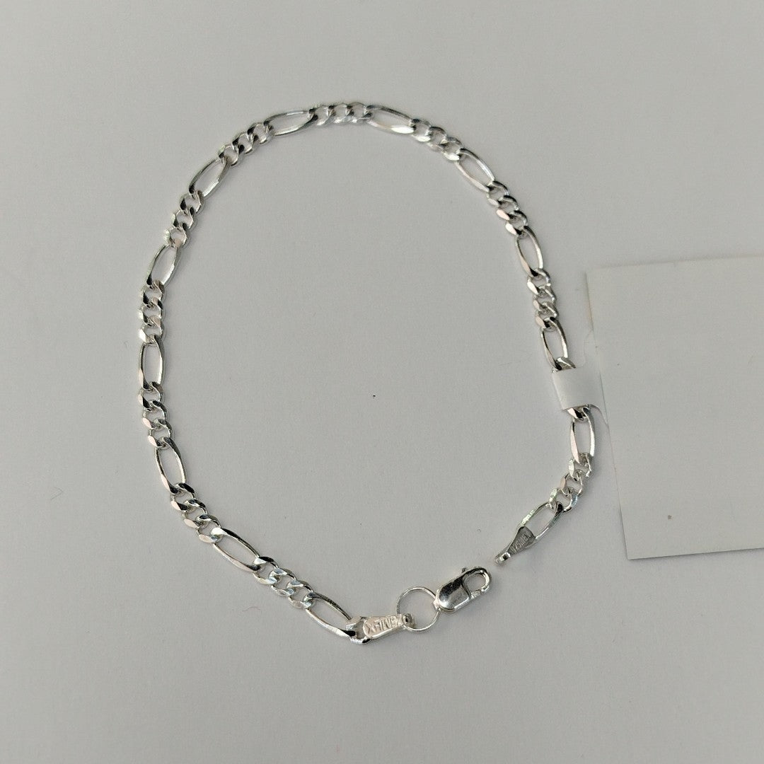 PULSERA TEJIDO 3X1 PLATA .925 18 CM 2.9 GR (NUEVO)