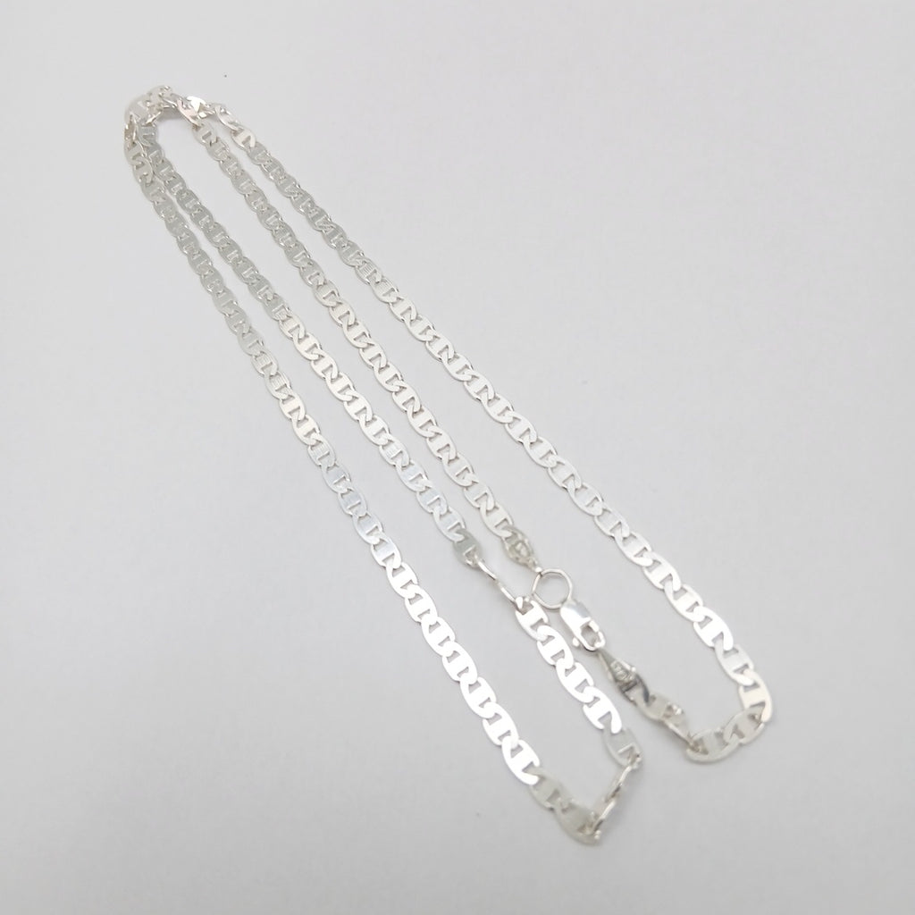 CADENA TEJIDO GUCHI PLATA .925 60 CM 9.7 GR (NUEVO)
