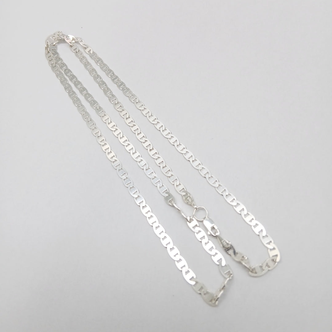 CADENA TEJIDO GUCHI PLATA .925 60 CM 9.7 GR (NUEVO)