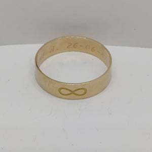 ARGOLLA ORO 10 K 3.5 GRMS (SEMINUEVO)