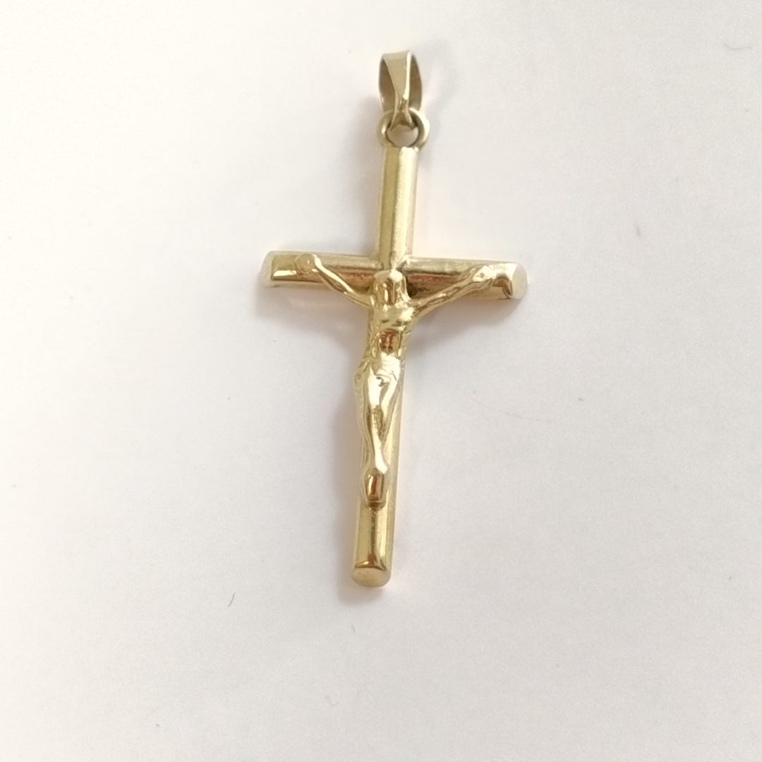 CRUCIFIJO ORO 10 K 1.8 GRMS (SEMINUEVO)