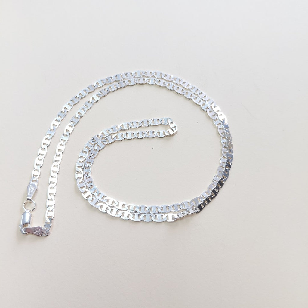 CADENA TEJIDO GUCHI PLATA .925 60 CM 10.2 GR (NUEVO)