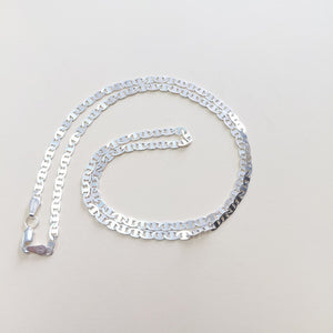 CADENA TEJIDO GUCHI PLATA .925 60 CM 10.2 GR (NUEVO)