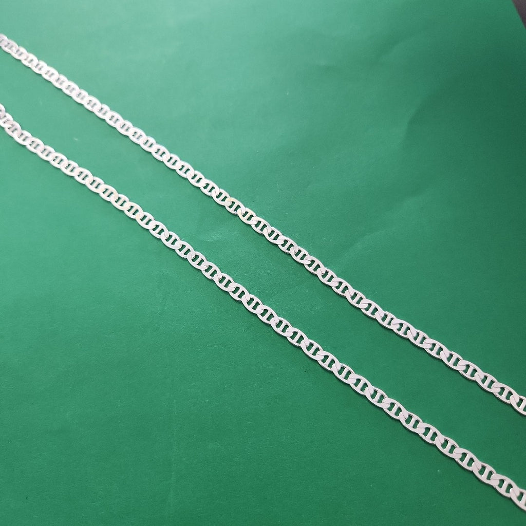 CADENA TEJIDO GUCHI PLATA .925 55 CM 13.1 GR (NUEVO)
