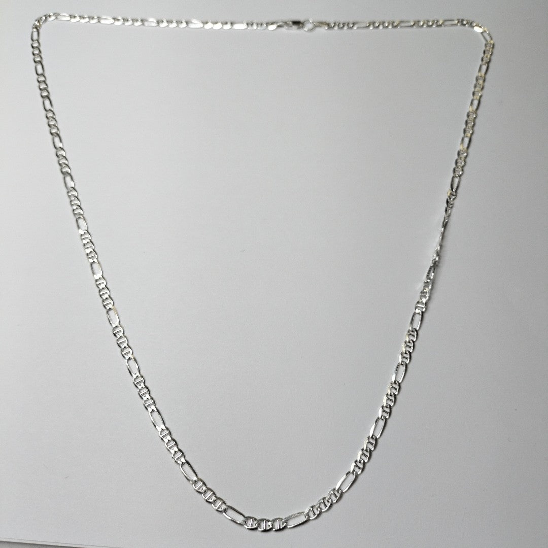 CADENA TEJIDO 3X1 PLATA .925 60 CM 8.1 GR (NUEVO)