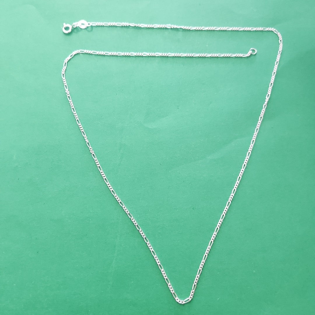 CADENA TEJIDO 3X1 PLATA .925 50 CM 2.2 GR (NUEVO)