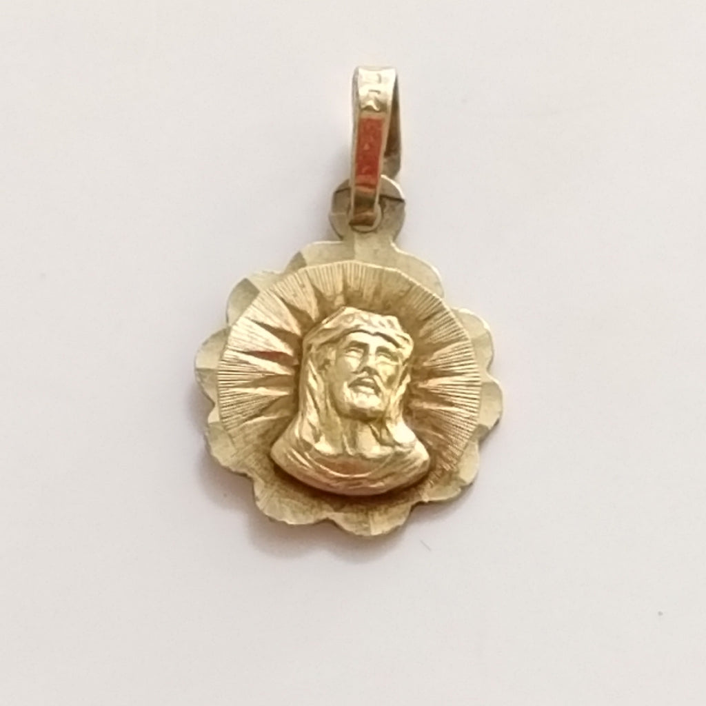 MEDALLA RELIGIOSA ORO 10 K 0,90 GRMS (SEMINUEVO)